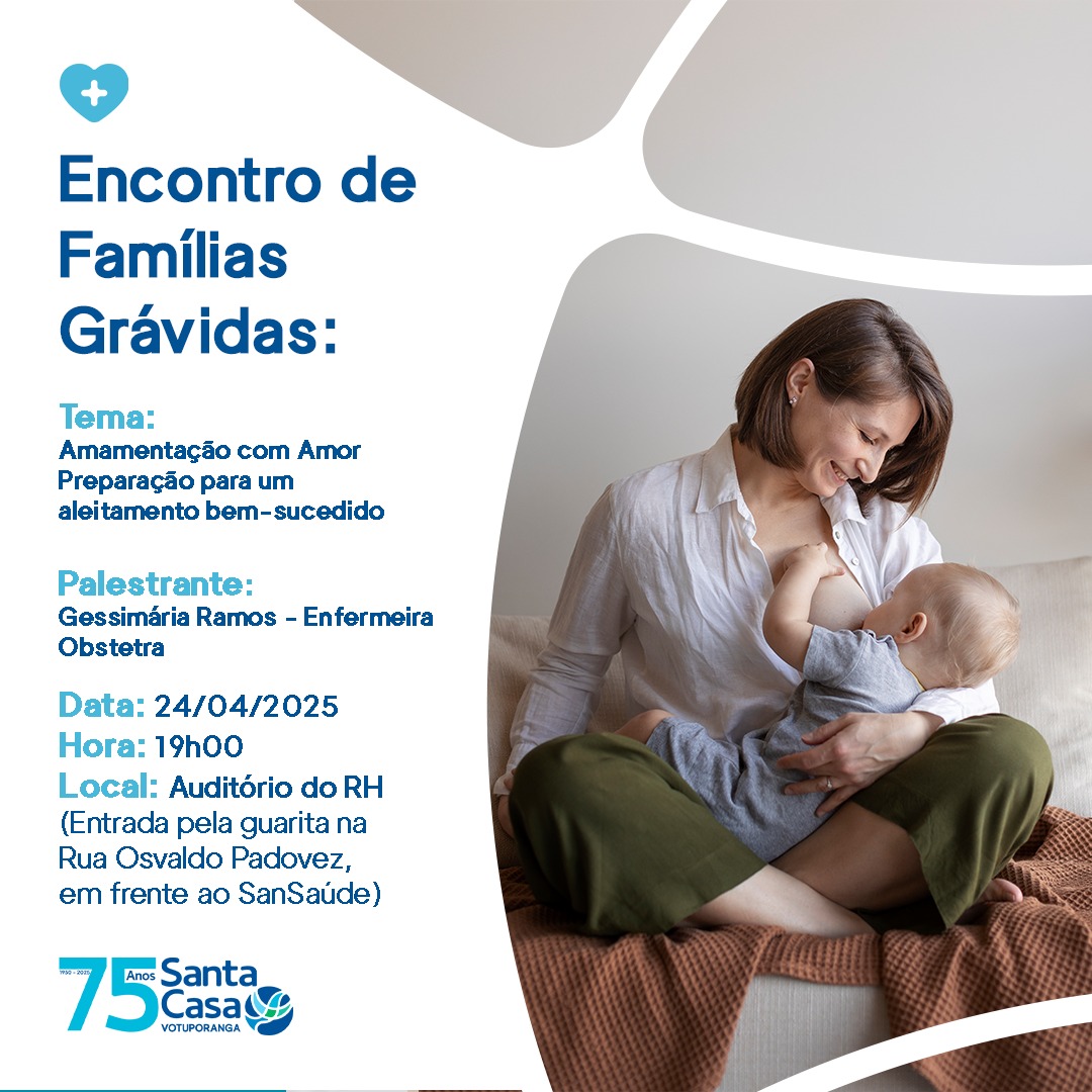 Encontro de Famílias Grávidas será nesta quinta-feira