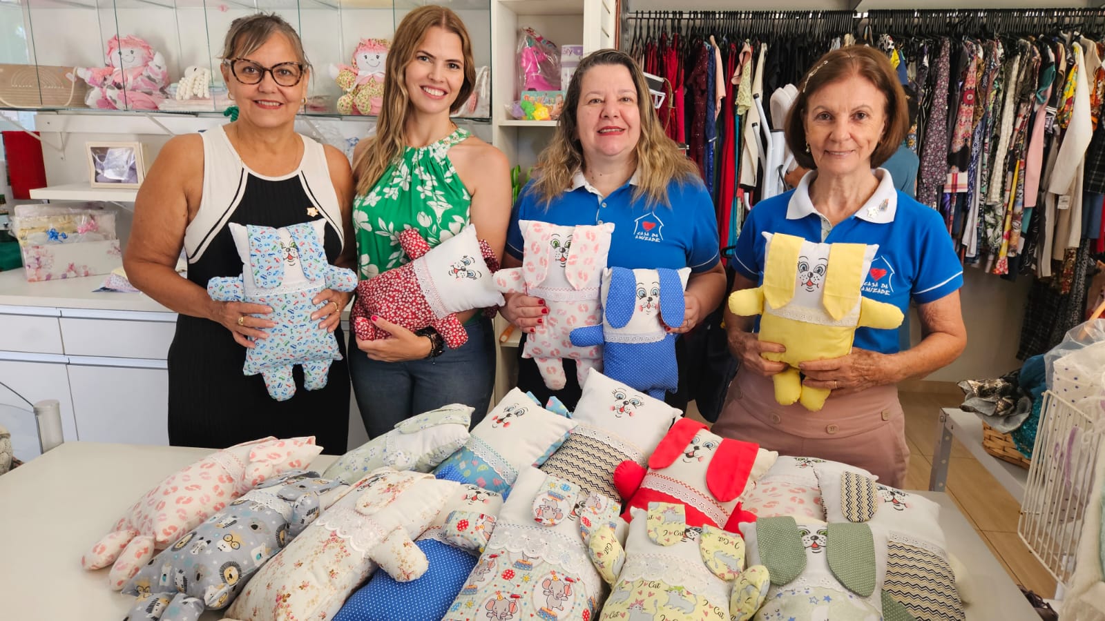 Bazar do Bem recebe doação especial de naninhas
